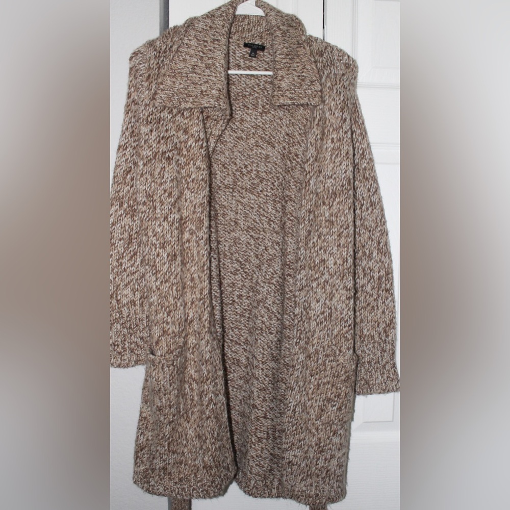 Talbots Brown Knit Cardigan